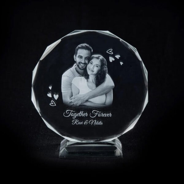 Elegant 3D Crystal Personalized with Your Photo